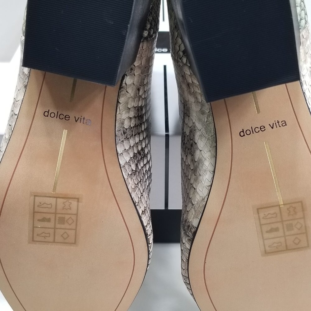 Snake Printed Booties - image 3